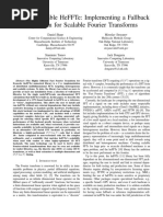 Algorithm For Scalable Fourier Transforms