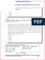 Soal Dan Pembahasan OSK Matematika SMP 2019