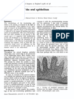 Keratinization of The Oral Epithelium