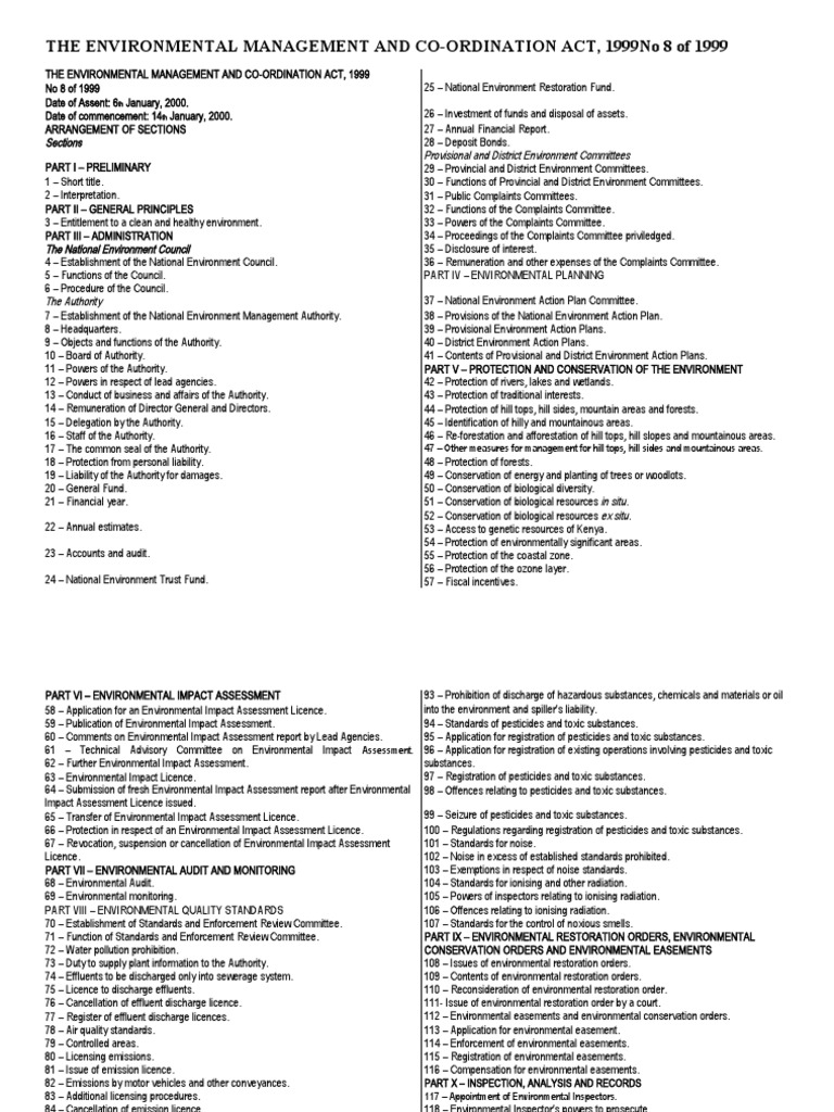 Emca - 1999 | PDF | Natural Environment | Sustainability
