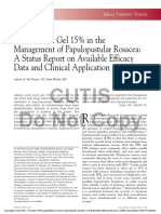 Azelaic Acid Gel 15% in The Management of Papulopustular Rosacea: A Status Report On Available Efficacy Data and Clinical Application