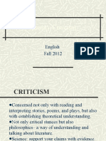 Literary Criticism