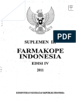 Farmakope Indonesia 4 - Suplemen 3 - 2011