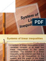 Chapter 6 - System of Linear Inequalities