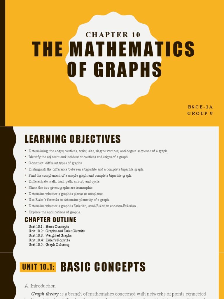 The Mathematics of Graphs | PDF | Graph Theory | Vertex (Graph Theory)