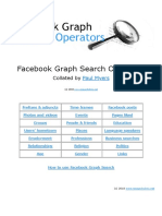 Facebook Graph Search Operators Guide