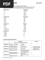 Unit 2 Test Answer Key: Correct Use of Grammar and Vocabulary