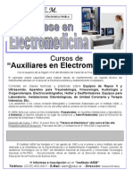 Afiche 2009 - Auxiliar en Electromedicina