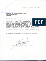 Carta Dirigida A La Gerencia de Publicaciones El Peruano - Casagrande