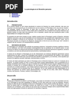 Introducción: La Psicología en El Derecho Peruano