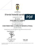 El Servicio Nacional de Aprendizaje SENA: Euges Andres Villa Sarmiento