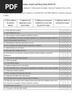 Teste SRQ-20: Avaliação de Sofrimento Mental | PDF