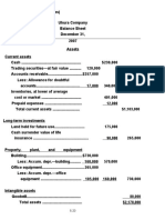 EXERCISE 5-5 (30-35 Minutes) Uhura Company Balance Sheet ...