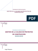 Gestión de La Calidad en Proyectos de Construcción