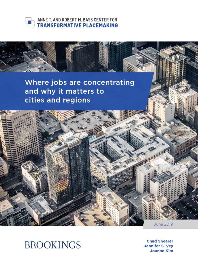 Job Density Trends in U.S. Metro Areas | PDF | Sustainability | Urban ...