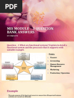 Mis Module - 3 QB Answers