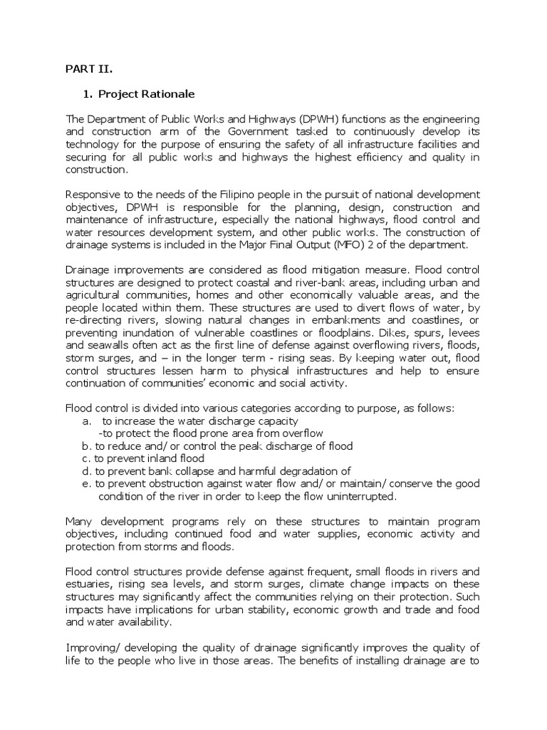Flood Control Project for San Fernando | PDF | Flood | Road