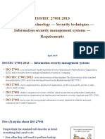 ISO/IEC 27001:2013 Information Technology - Security Techniques - Information Security Management Systems - Requirements