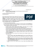 Surat Pemberitahuan Kewajiban Unggah Catatan Harian, Laporan Kemajuan Dan Surat Pernyataan Tanggung Jawab Belanja (SPTB)