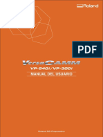 Roland VP 540i Manual Usuario