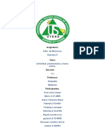 Actividad Prestaciones y Horas ExtrasArchivo