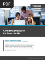 Considering Openjdk? It'S Time To Decide.: Featuring Research From Forrester