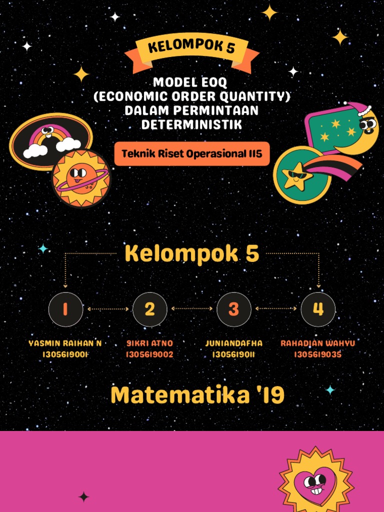 Kelompok 5 - EOQ Permintaan Deterministik - TRO 115 | PDF