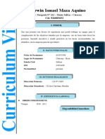 Curriculum Vitae ...... Darwin