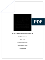 Informe de Régimen Especial Aduanero sassa