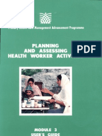 Module 3 User's Guide - Planning and Assessing Health Worker Activities