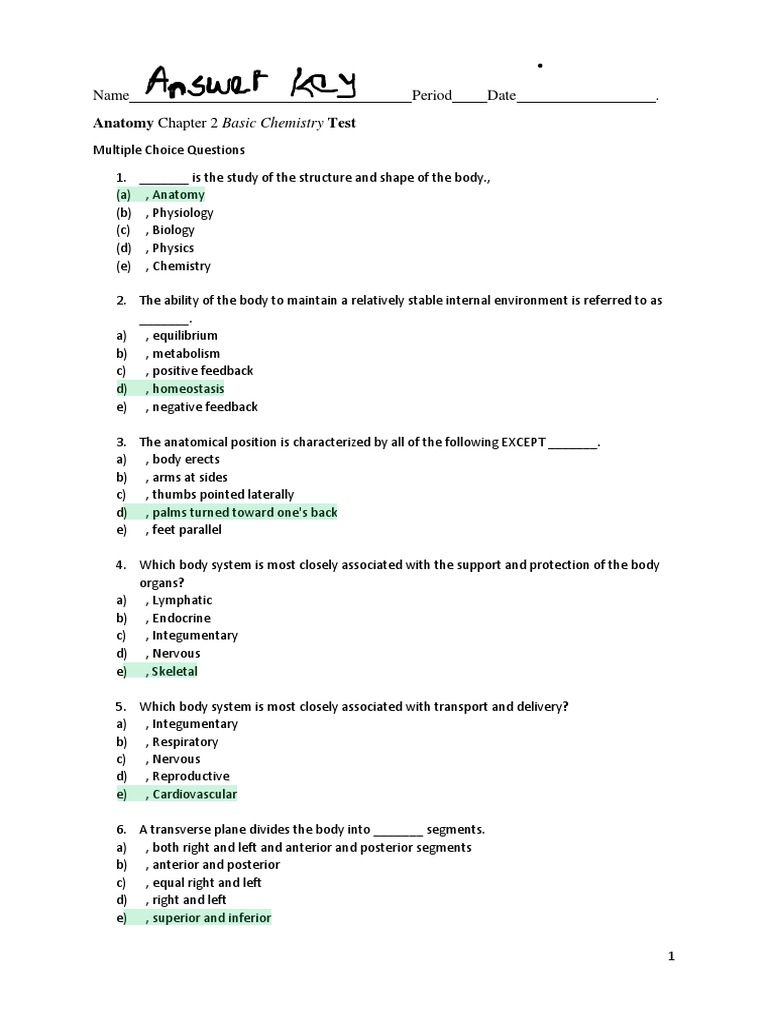 ANATOMY AND PHYSIOLOGY CHAPTER 2 QUIZ MULTIPLE CHOICE intelligence overview