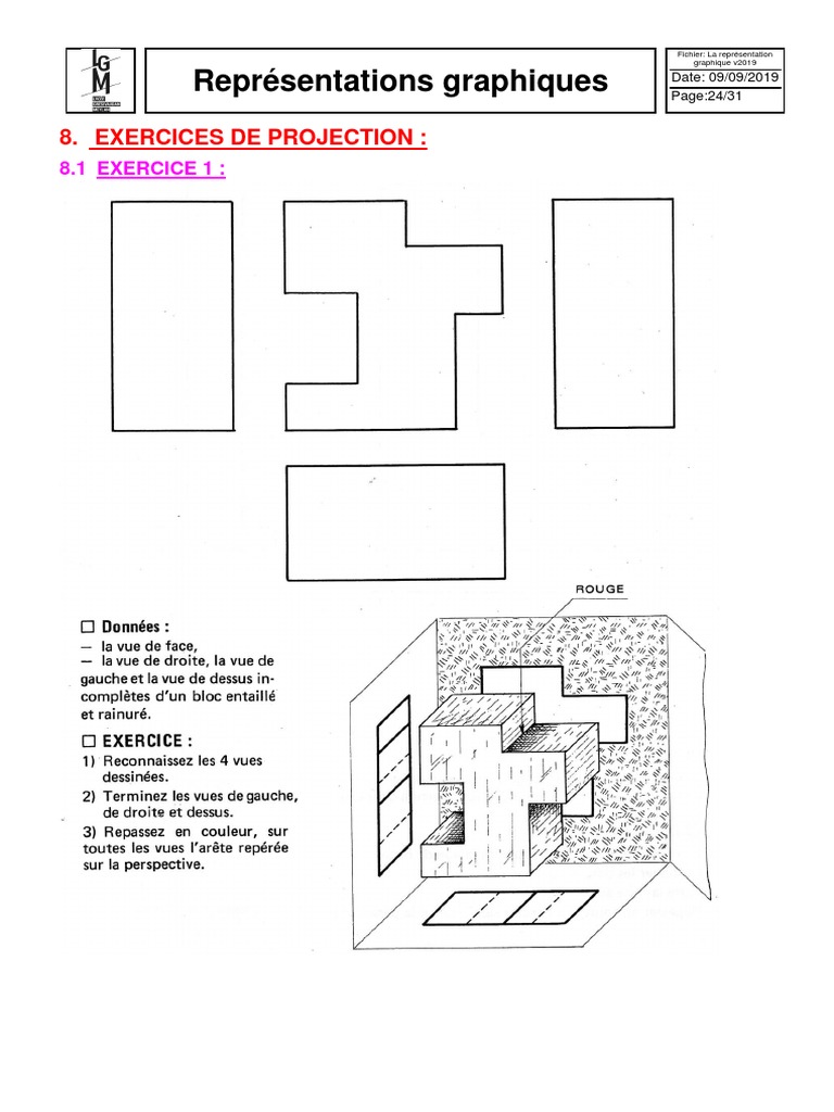 Exercices de Représentation Graphique | PDF