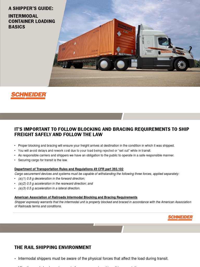 Intermodal Container Loading Guide | PDF | Cargo | Intermodal Freight ...