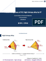 Fracture Toughness of FCC High Entropy Alloy by IIT