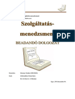 Szolgáltatás-menedzsment