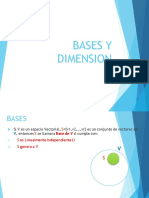 Bases y Dimension