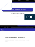 Exemplos de Grupos de Galois