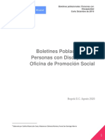 Boletines Poblacionales Personas Discapacidad