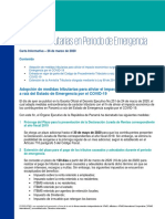 KPMG Carta Informativa Panamá Medidas Tributarias en Periodo de Emergencia (2020)