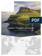 Hidden Wonders of Europe 2022 Sales Flyer