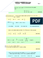 Mathematics Complex Number MCQ