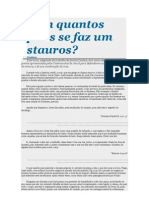 (Cruxificado Ou Estaqueado) Com Quantos Paus Se Faz Um Stauros