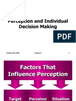 Perception and Individual Decision Making: Prentice Hall, 2001 1