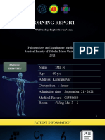 Morning Report: Pulmonology and Respiratory Medicine Medical Faculty of Sebelas Maret University 2021