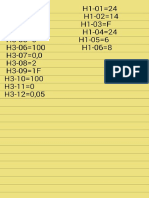 INVERSOR G5 PARAMETRO H