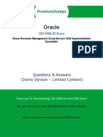 Oracle: 1Z0-1059-20 Exam