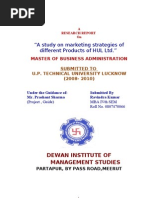 Download marketing strategies of different Products of HUL Ltd by Sweetie Rastogi SN52693337 doc pdf