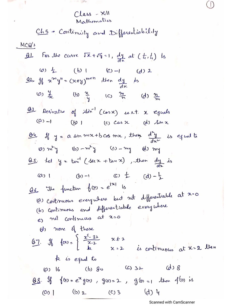 Maths Chapter 5 | PDF