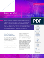 Thunder ADC: Agile Application Delivery & Security