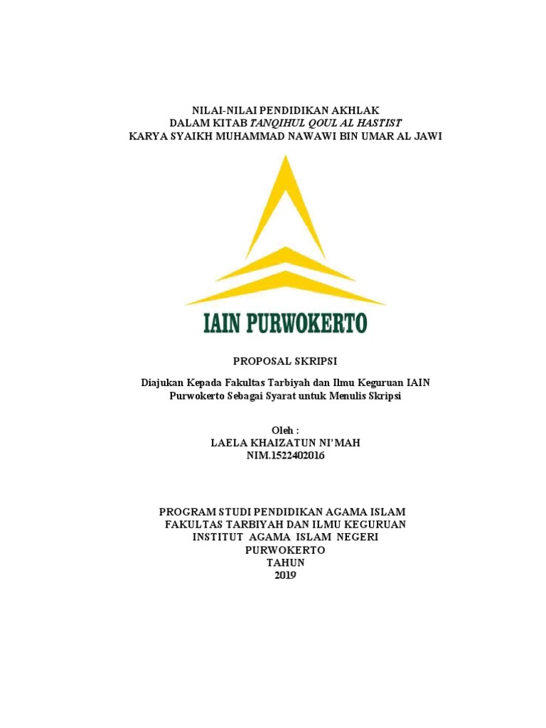 Skripsii Laela Khaizatun Ni Mah Pdf